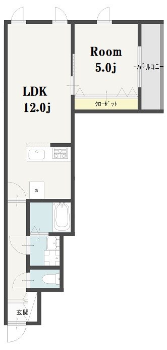 Imagawa Mid Garden Suite 113　募集終了号室 間取り