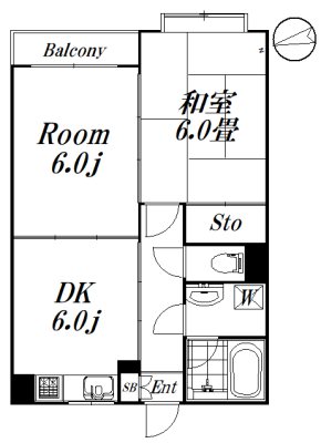 クレシーダ 304　募集終了号室 間取り