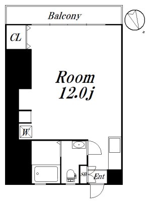 第４野村ビル 405　募集終了号室 間取り