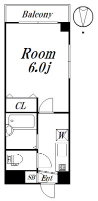 カーサフェリーチェ 201　募集終了号室 間取り