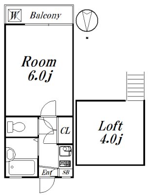 今川ミッドガーデンコーポ６ 110号室 間取り