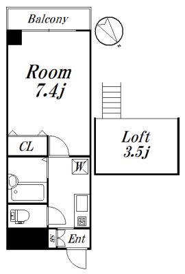 ロイヤルヒルズ 703　申込み有号室 間取り