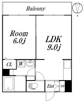 第１野村ビル 202　募集終了号室 間取り