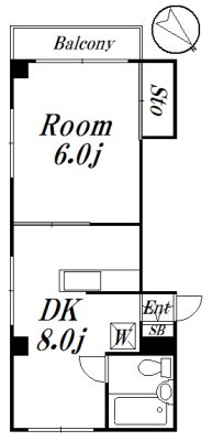 メゾンホワイト 3Ａ　募集終了号室 間取り