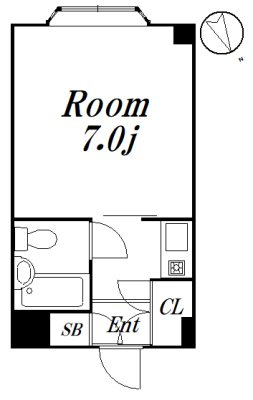 シャルム初台 207　募集終了号室 間取り