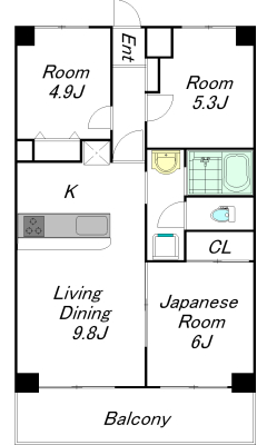 エクセル東陽町 間取り