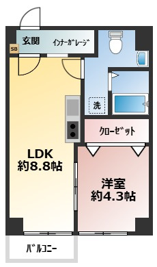 ドミプレリュード久米川 間取り
