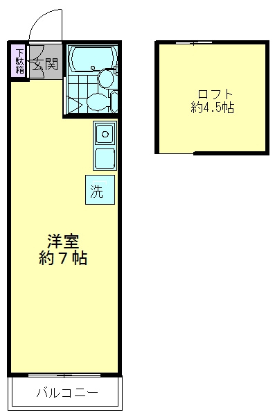 サンハイツＮＯ．３ 間取り