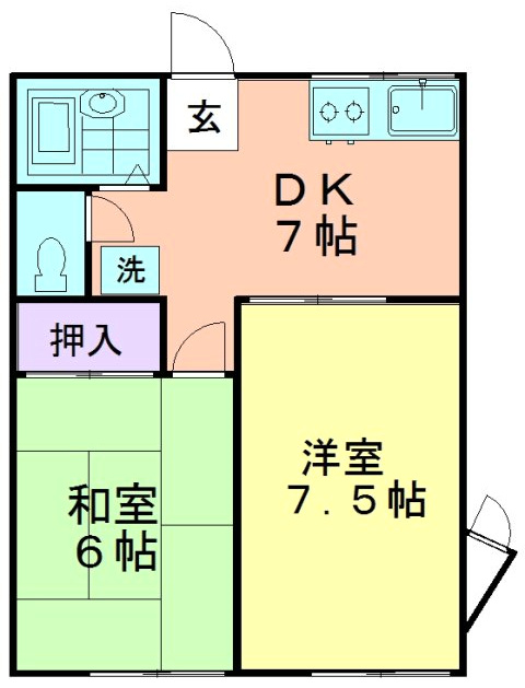 ハイツジュネス 間取り