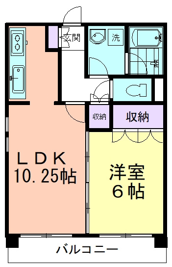 クレスト久米川 間取り