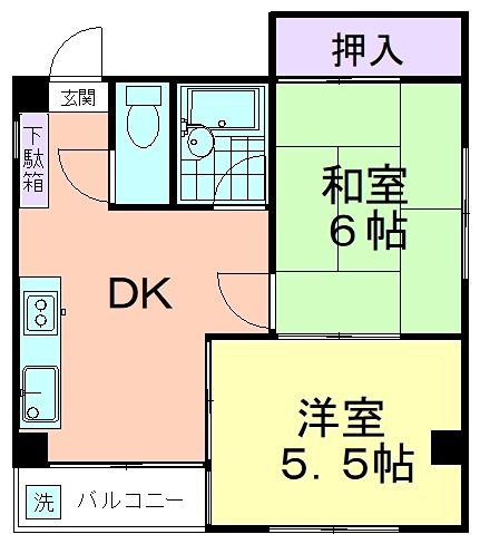 サンコーポ久米川 間取り