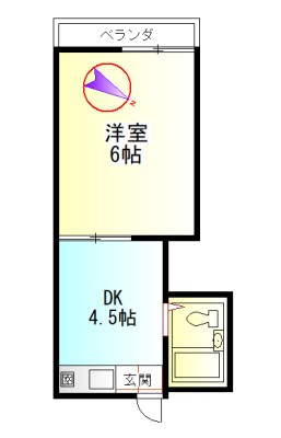 ビレッジ小林 101号室 間取り