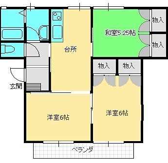 パティオハイツ 間取り