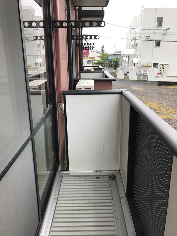 ハートコア９８ ベランダ