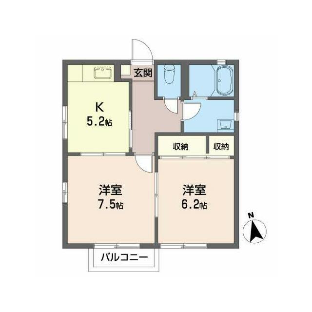 ポーシェ三月内　A 間取り
