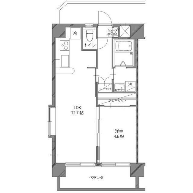 ルミエールレジデンス天神町  間取り