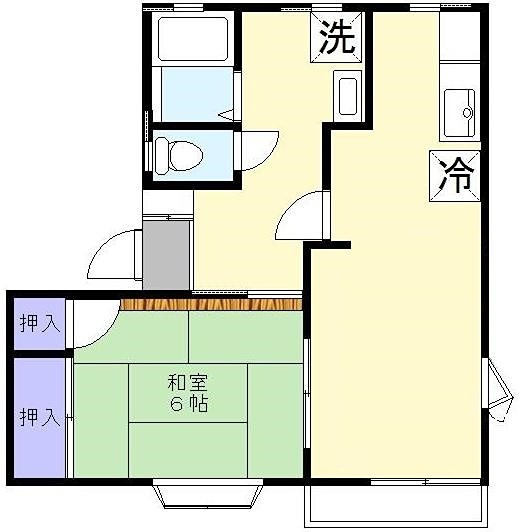 ラポール西中央 間取り