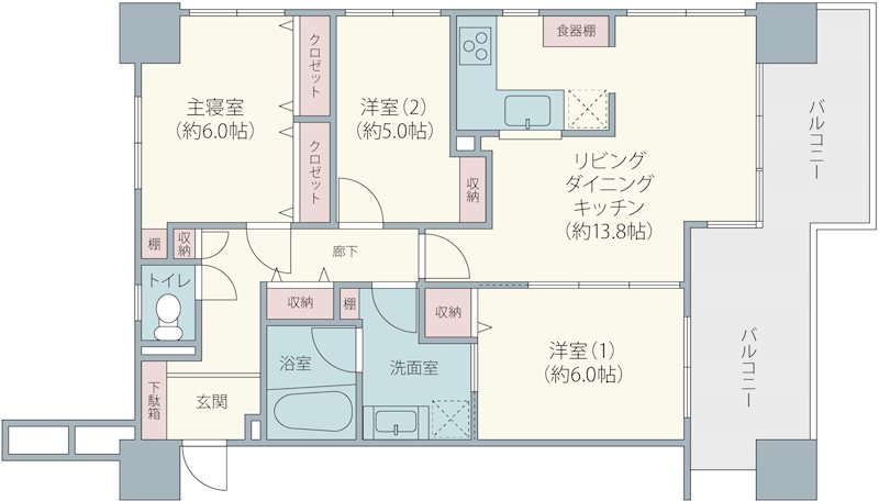 APAガーデンピア成田駅前 間取り