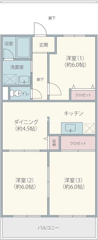 ハートランドルーチェハイム 間取り