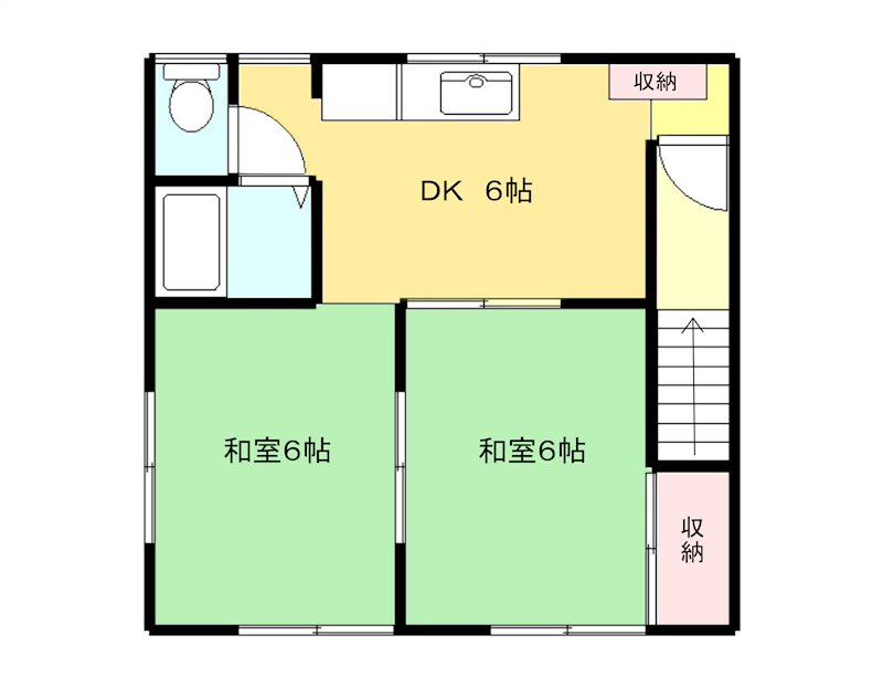 店舗２階アパート 間取り