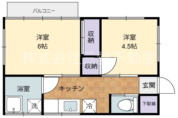 大塚2貸家 間取り
