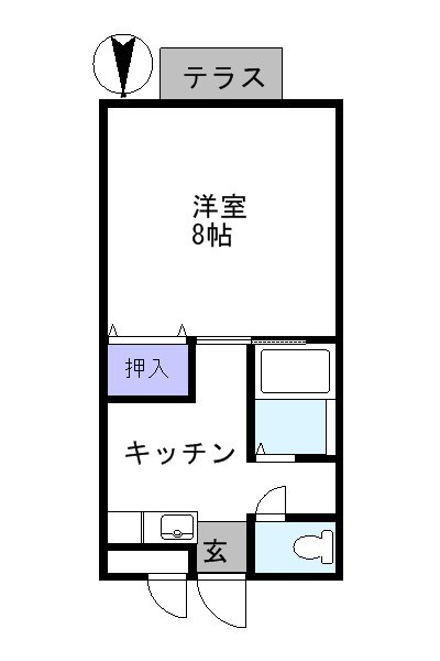 ウェルテラス  間取り図