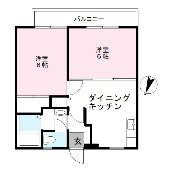 ベリーウェルハウス 102号室 間取り