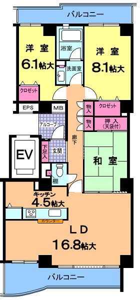 トリアスパークテラス 間取り