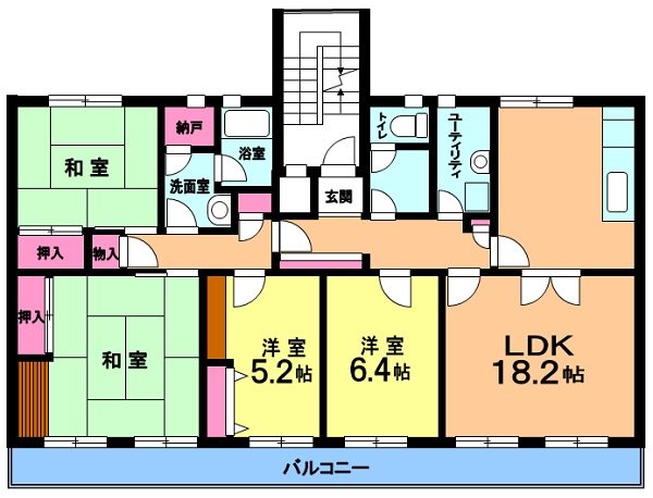 大山口住宅11街区7号棟 間取り