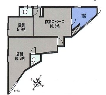 松戸市金ケ作店舗・事務所 間取り