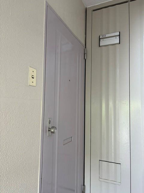 永山三丁目第一住宅 玄関