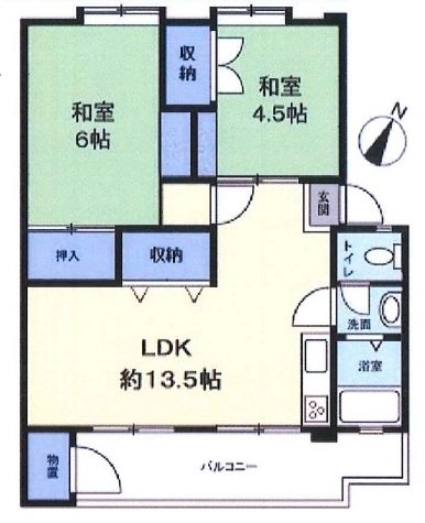 木曽住宅　ト-3号棟 間取り