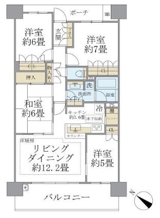 ブリリア多摩センター 間取り