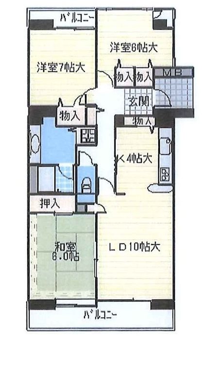 蓮生寺公園通り一番街 間取り