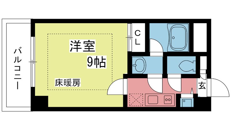 グランコスモ出町柳 間取り