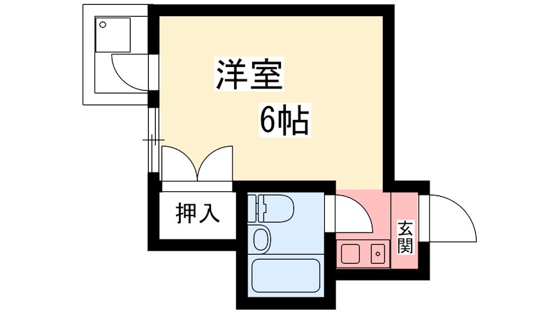 コスモハイツ里ノ内 402号室 間取り