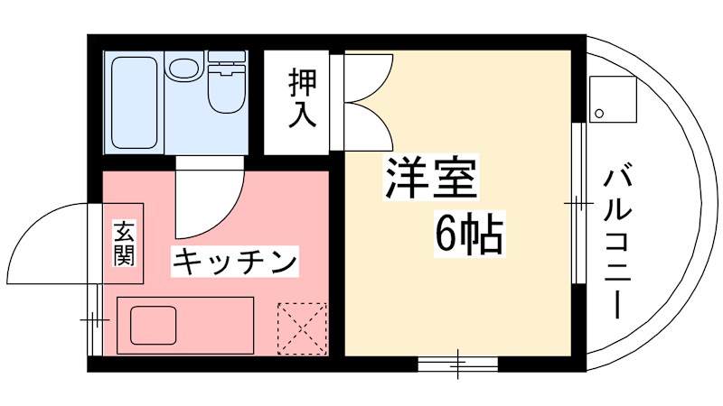 鴨東ハイツ 間取り図