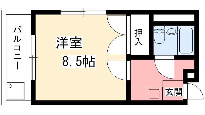 201号室 間取り
