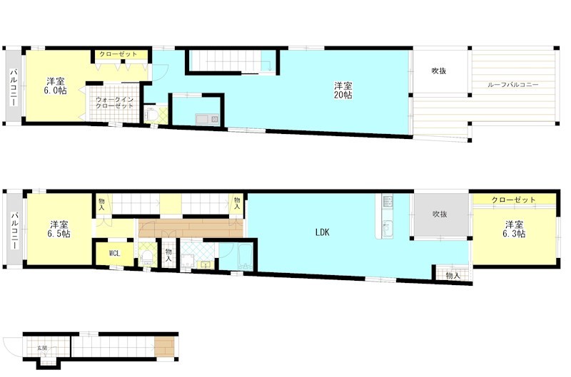 ピアハウス出町 201号室 間取り