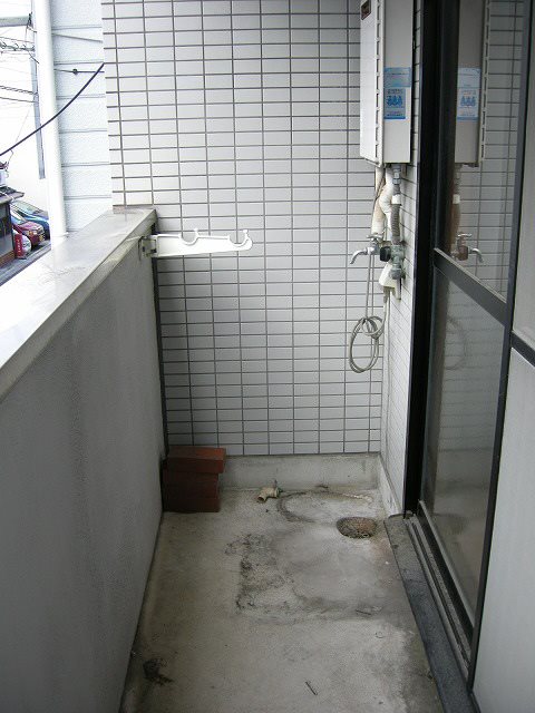コスモハイツ新町Ⅱ ベランダ