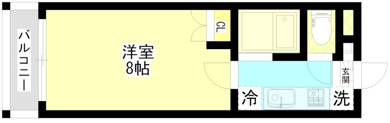 クリスタル北山 305号室 間取り