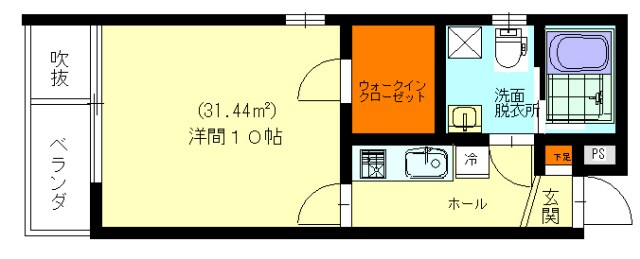 グランコスモ御所 間取り図