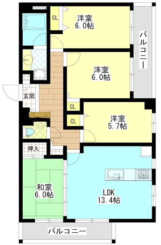 ルイシャトレ下鴨本通 間取り図
