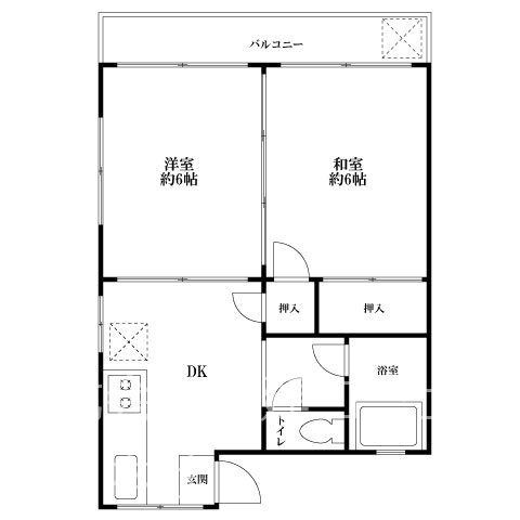 矢田マンション 間取り