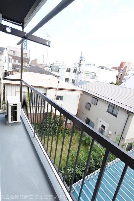 矢田マンション ベランダ