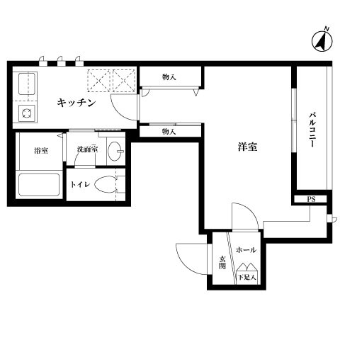 メゾン・ド・代々木上原 203号室 間取り