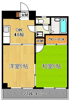 メゾン富士 間取り図