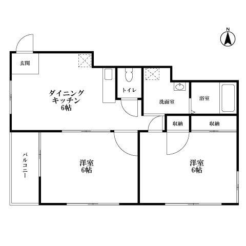 スリーウェルズ　 間取り図