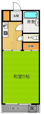 黒須ビル 302号室 間取り