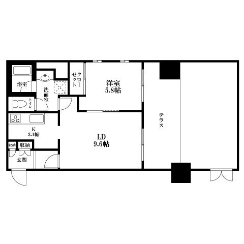 パークハウス新中野ディーセント 間取り